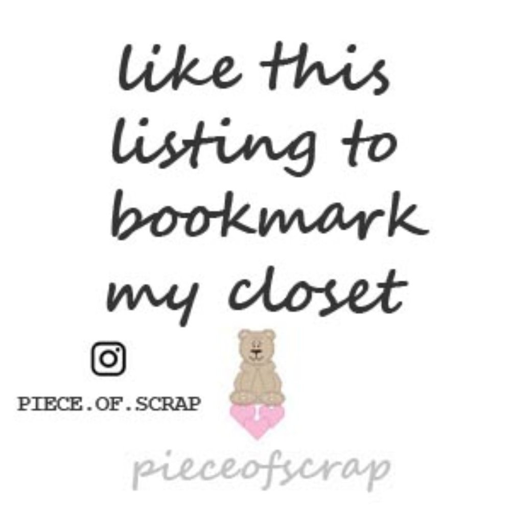 like this listing‎ to bookmark my closet